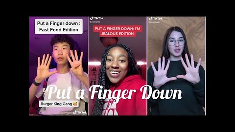 ✨PUT A FINGER DOWN CHALLENGE✨ TIKTOK COMPILATION #1