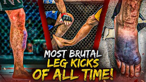 The Most Brutal Leg Kicks You Will Ever See - MMA, Kickboxing & Muay Thai Leg Kick Knockouts