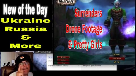 Ukraine Surrender: Drone Footage and pretty girls. Sunday Chat & News, Commentary.