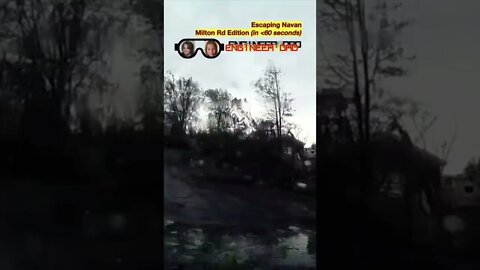 Video of trying to leave Navan after “Derecho”. Just the Milton road part. Navan itself was worse