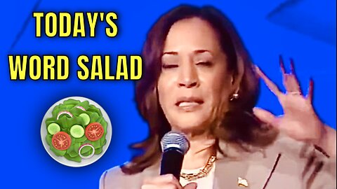 TODAY'S KAMALA HARRIS WORD SALAD 🥗 (Today’s Word: “Community”)