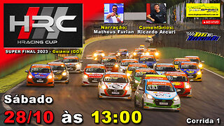 🔴 HRACING CUP | Corrida 1 | Super Final 2023 | Goiânia (GO) | Ao Vivo