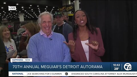 Hanging with Henry Winkler at Detroit Autorama