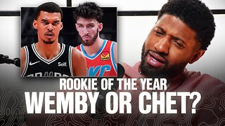 Paul George Reveals Rookie of The Year Pick Between Chet Holmgren & Victor Wembanyama