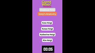 Guest Who #73 Quiz, Info, Facts and a Quote! | Grey's Anatomy