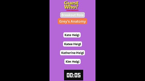 Guest Who #73 Quiz, Info, Facts and a Quote! | Grey's Anatomy