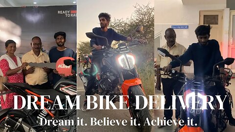 DELIVERY OF AJAY’S DREAM BIKE KTM DUKE250😍♥️