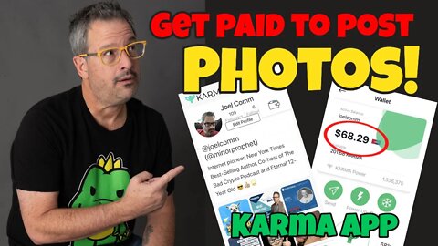 Make Money Posting Photos with Karma App