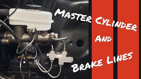 Black Widow Mustang Turbo Build Pt 7 : Replacing the Master Cylinder And Brake Lines