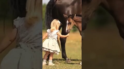 A girl and her pony