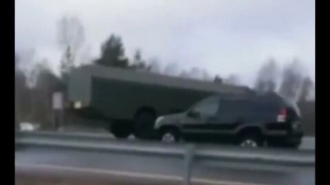 Russia ' Seen Moving Military Hardware K-300P Bastion Missile Systems Towards Finland, Helsinki I