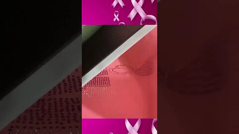 Pinktober: The Fight to End Breast Cancer.#shortschallenge #october #octo #rhinestones