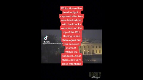White House Shots Fired?
