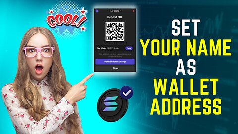 Set YOUR NAME as Your CRYPTO WALLET Address in 1 Minute