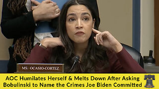 AOC Humilates Herself & Melts Down After Asking Bobulinski to Name the Crimes Joe Biden Committed