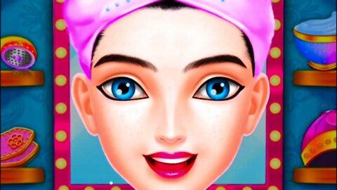 Indian wedding beauty salon and hand art game|girls game| Beunion