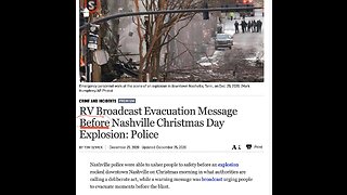 Nashville False Flag RV Christmas Bombing Explosion - More Detailed Video Analysis