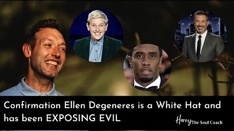 Confirmation Ellen Degeneres is a White Hat and has been EXPOSING EVIL