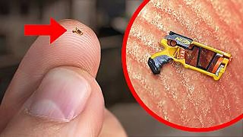 The Smallest Nerf Gun In The World Shoots An Ant