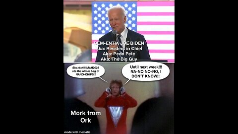 Biden’s Mork impression