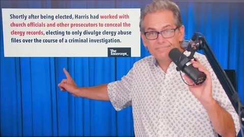 Comedian Jimmy Dore does segment on Kamala Harris protecting pedophile Catholic priests (Aug , 2020)