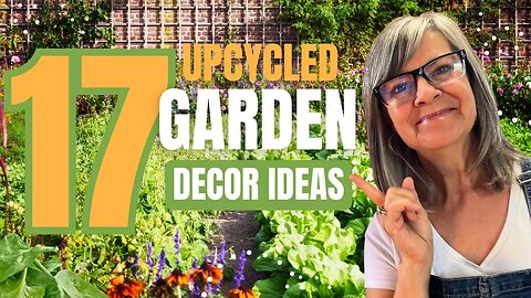 Upcycling Beautiful Outdoor Decor from Discarded Items / Trash to Treasure