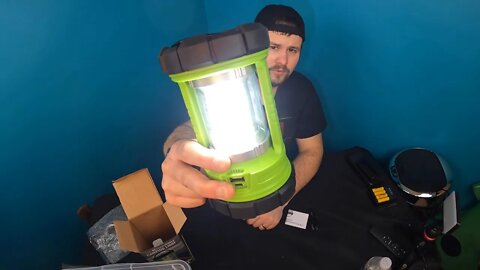 Unboxing: Rechargeable Camping Lantern, 3000LM 5 Light Modes Camping Light 4400 Capacity Phone