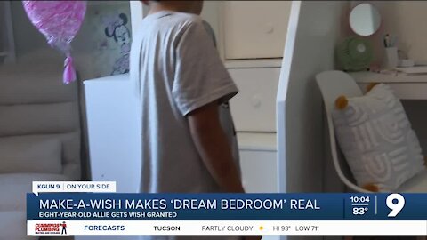 After cancer treatment, eight-year-old's dream bedroom becomes reality