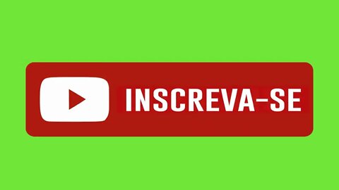 Chroma key botão inscreva-se green screen