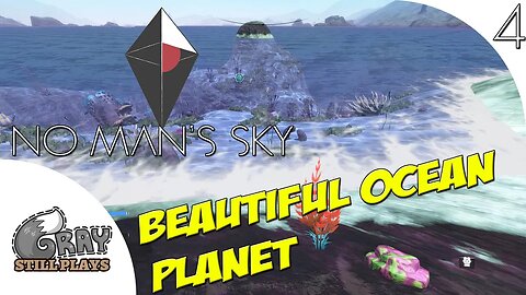 No Man's Sky 1.03 PC | Beautiful Sandy Beach Ocean Planet, Underwater Creatures | Part 4 | Gameplay