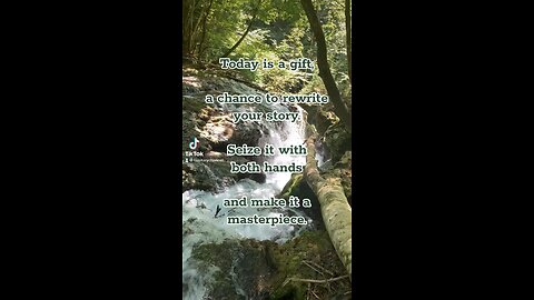 Everything is a gift from God! #inspiration #spring #waterfall #watersounds #tarotary #tarotinsights