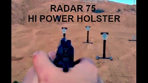 RADAR 75 HI POWER HOLSTER