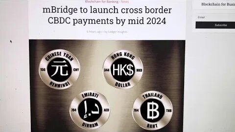 IT'S OFFICIAL…CBDC GLOBAL LAUNCH BY JUNE 2024!!! MOON TIME!!