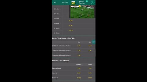 Bet365 como apostar em ambas marcam