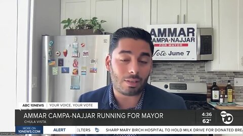 Ammar Campa-Najjar speaks on his Chula Vista mayoral run