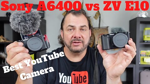 I Downgraded my Sony A6400 to the Sony ZV E10 - Best Camera for Content Creators - YouTube Camera