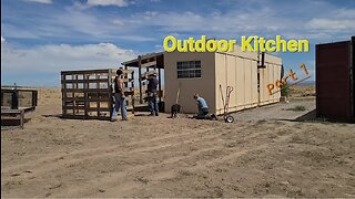 Framing the Outdoor Kitchen