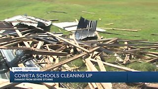Coweta Schools Damage