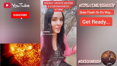 Energy Update: SEVERE G4 GEOMAGNETIC STORM... #VishusTv 📺