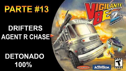 [PS1] - Vigilante 8: 2ND Offense - [Parte 13 - Drifters - Agent R Chase] - Detonado 100% - 1440p