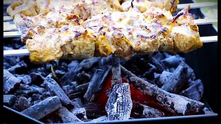 Persian Kebab BBQ Recipe - Amazing Yogurt and Saffron Marinade