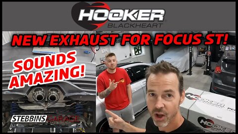 NEW Hooker Blackheart Catback Exhaust for 2013-2018 Focus ST - Install and First Drive!
