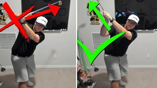 Stop Going Across The Line At The Top Of Your Golf Swing With This Simple Drill