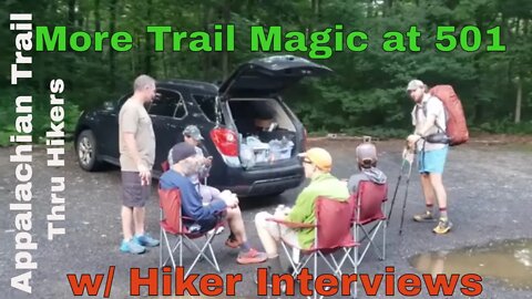 Appalachian Trail + Thru Hiker Interviews + Trail Magic Swatara Gap and 501 Shelter Parking Area