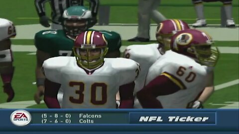 MADDEN 2002 FRANCHISE LEGACY - REDSKINS VS THE EAGLES