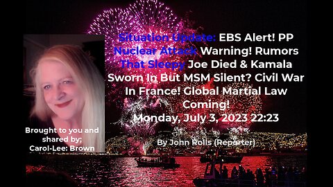 EBS Alert Nuclear Attack Warning! Sleepy Joe Died? Kamala Sworn In? Global Martial Law Coming!