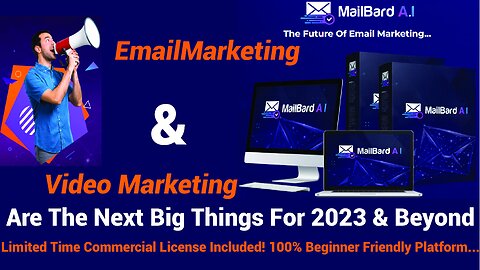 MailBard AI Demo - World's First Email, Video & Voice Marketing AI App