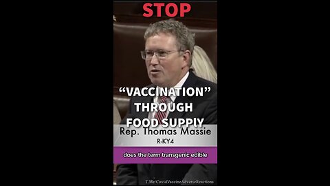 Rep. Massie Asks House to Bar FDA, USDA From Funding Transgenic Edible Vaccines