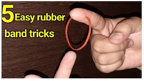 5 VISUAL Rubber Band Tricks Anyone Can Do