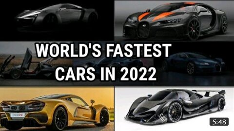 Top Fastest Cars In The World